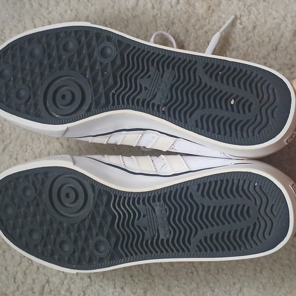 Adidas Marbled White Canvas Skateboard  Sneakers - Picture 7 of 10